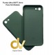 iPhone X / XS Funda Silicona Soft 2mm Verde Militar