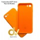 iPhone X / XS Funda Silicona Soft 2mm Naranja