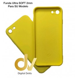 iPhone 11 Funda Silicona Soft 2mm Amarillo