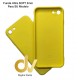 iPhone 12 6.1 / 12 Pro 6.1 Funda Silicona Soft 2mm Amarillo