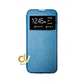 A12 5G Samsung Funda Libro 1 Ventana Con Cierre Imantada Azul