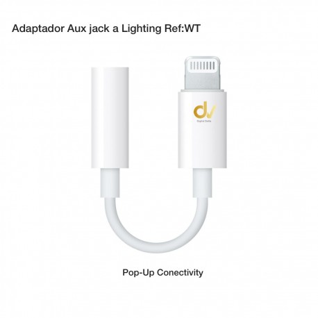 Adaptador Aux Jack a Iphone Pop Up