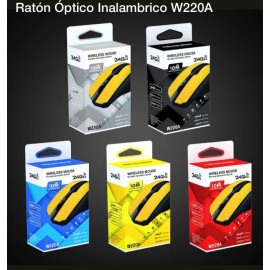 Raton Optico Inalambrico W220A Gris