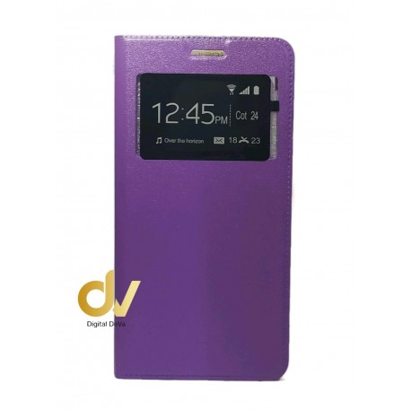 Redmi 9T / Redmi Note 9 4G Xiaomi Funda Libro 1 Ventana Con Cierre Imantada Lila