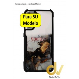 S21 5G Samsung Funda NewCase Marmol Negro