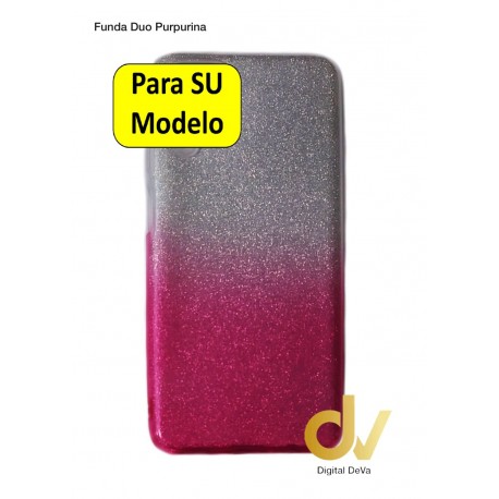 Y5 2019 Huawei Funda Duo Purpurina Rosa