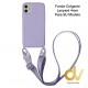 iPhone 11 Pro Funda Colgante Langyard 4mm Lila