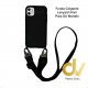 iPhone XS Max Funda Colgante Langyard 4mm Negro