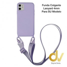 iPhone 7 Plus / 8 Plus Funda Colgante Langyard 4mm Lavanda