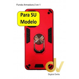 Poco M3 Xiaomi Funda Armadura 2 En 1 Rojo