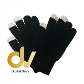 Guantes Touch Para Movil Negro