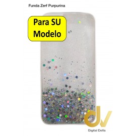 iPhone 13 Pro Funda Zerf Purpurina Blanco