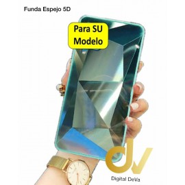 iPhone 13 Pro Funda Espejo 5D Esmeralda