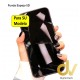 iPhone 13 Funda Espejo 5D Negro