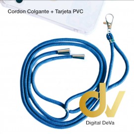 Cordon Colgante + Tarjeta Azul Capri