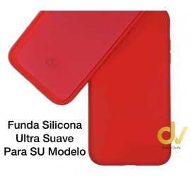 iPhone XR Funda Silicona Soft 2mm Rojo