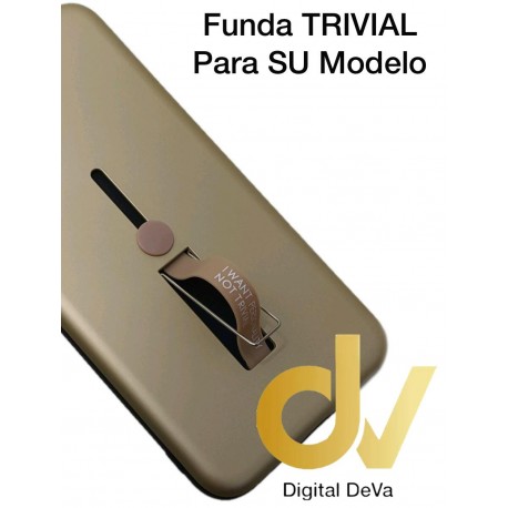 P20 Lite Huawei Funda Trivial 2 en 1 Dorado