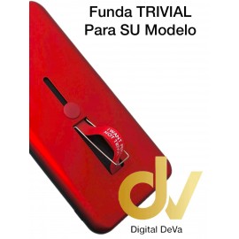 P20 Lite Huawei Funda Trivial 2 en 1 Rojo