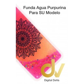 A520 / A5 2017 Samsung Funda Agua Purpurina Mandala