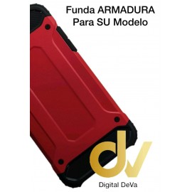 J6 2018 Samsung Funda Armadura Rojo