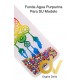 J6 2018 Samsung Funda Agua Purpurina Mariposas