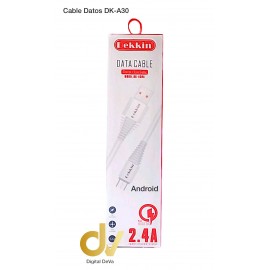 Cable Datos Android DK-A30 Blanco