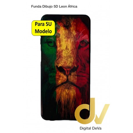 A02S Samsung Funda Dibujo 5D León África