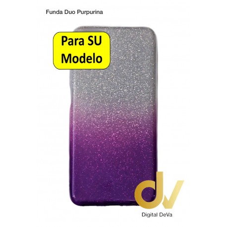 iPhone 12 Pro Max Funda Duo Purpurina Lila