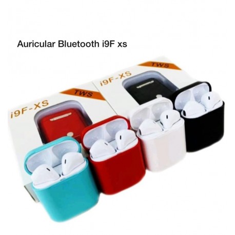 Auricular Bluetooth i9F xs Rojo