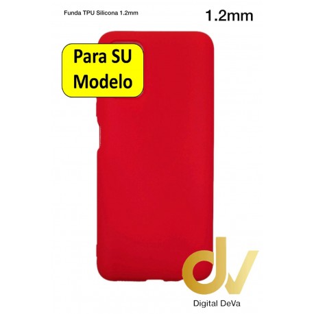 A12 5G Samsung Funda Silicona Rojo