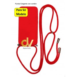 A13 5G Samsung Funda Colgante Con Cordón Rojo