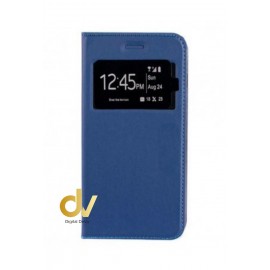 A7 2018 Samsung Funda Libro 1 Ventana con Cierre Imantada Azul