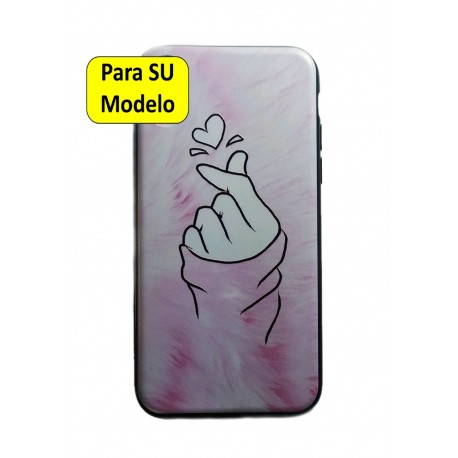 iPhone X / XS Funda Dibujo 5D Corazón
