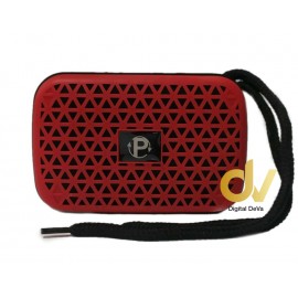 Altavoz Bluetooth P-11 Rojo