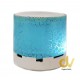 Altavoz Bluetooth Mini Luminoso Azul
