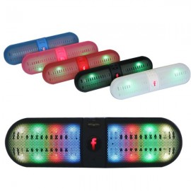 Altavoz Bluetooth PILL LED - Luminoso Rojo