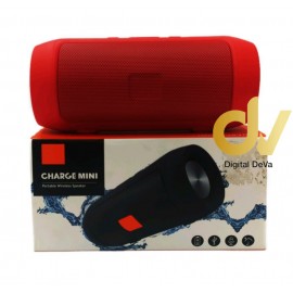 Altavoz Bluetooth Charge Mini Rojo