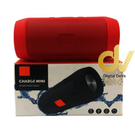 Altavoz Bluetooth Charge Mini Rojo