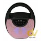 Altavoz Bluetooth S12 Cromado SXQF-1688 Rosa