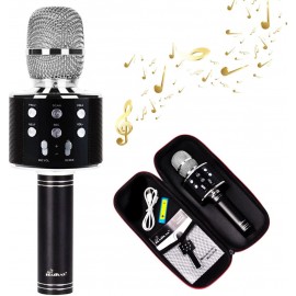 Altavoz Karaoke Microfono Negro