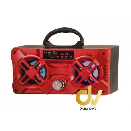 Altavoz  Bluetooth QS29 Rojo