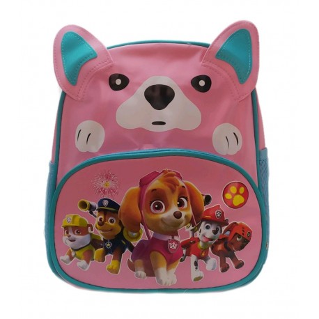 Mochila Escolar Perrito Rosa