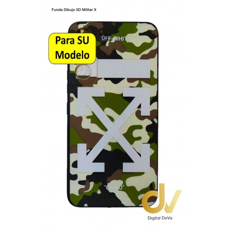S22 5G Samsung Funda Dibujo 5G Militar X