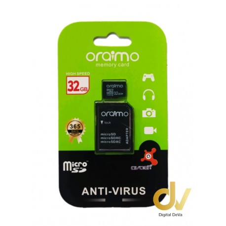 Memoria SD ORAIMO 32GB