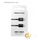 Cable Premium PD Tipo C a Tipo C Negro