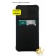 A03S Samsung Funda 2 En 1 Tarjetero y Cam Protector Negro