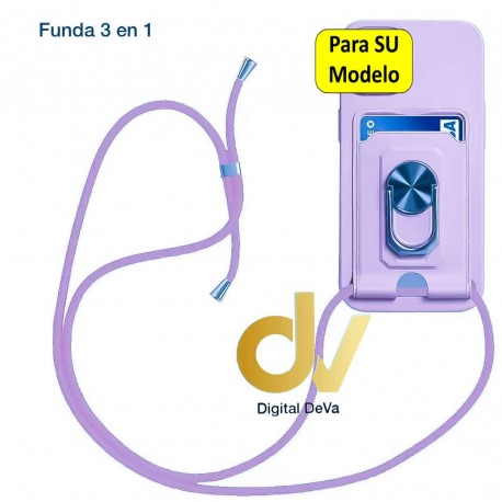 S22 Plus 5G Samsung Funda 3 En 1 Lila