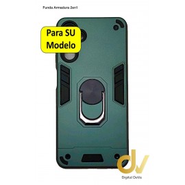 iPhone 12 6.1 Funda Armadura 2 En 1 Protec Cam Verde