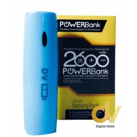 Power Bank 2600MAH Azul