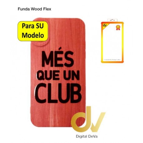 iPhone 12 6.1 Funda Wood Soft Mes